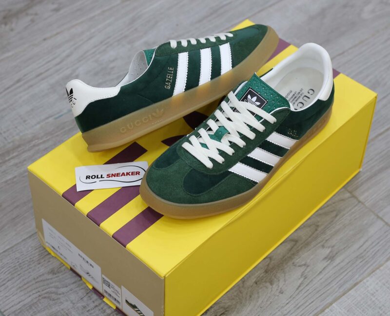 Adidas x Gucci Gazelle ‘Green White’ Like Auth