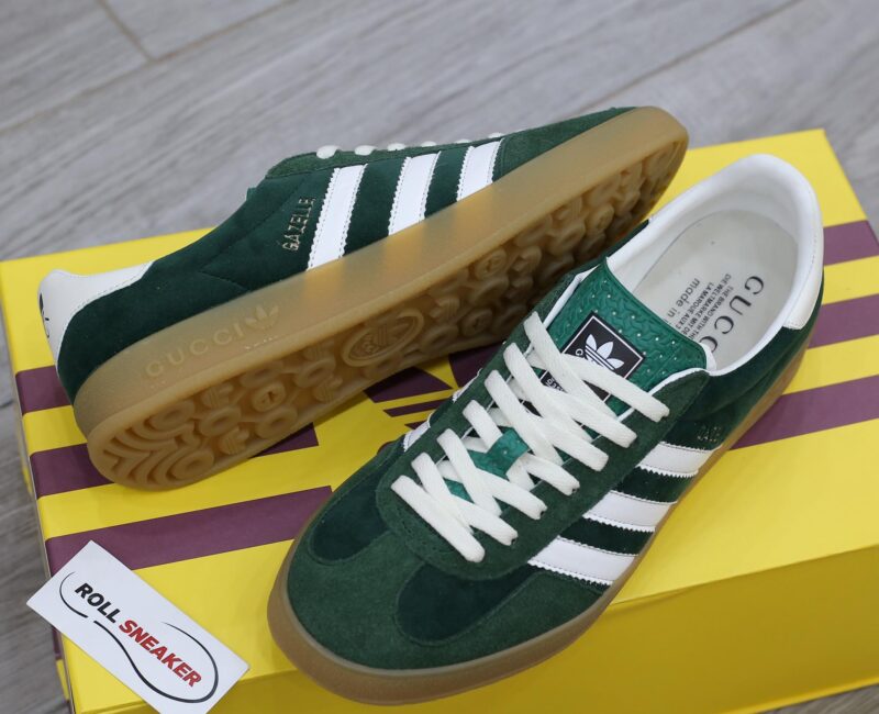Adidas x Gucci Gazelle ‘Green White’ Like Auth