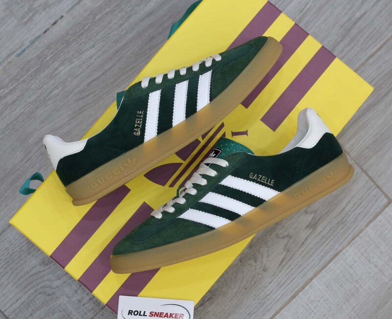 Adidas x Gucci Gazelle ‘Green White’ Like Auth