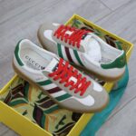 Adidas x Gucci Gazelle White Green Red Men’s Like Auth