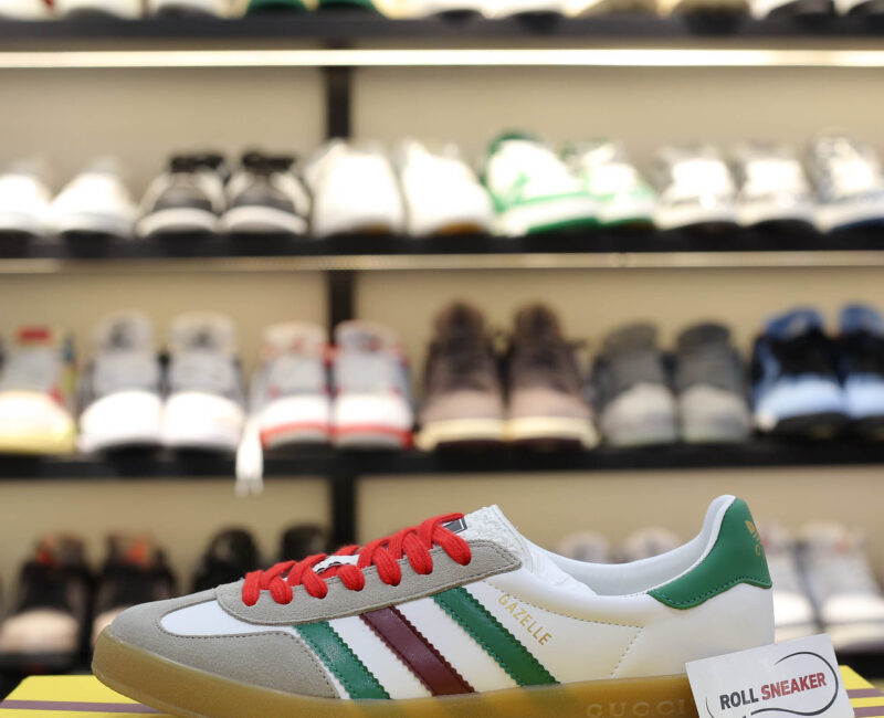 Adidas x Gucci Gazelle White Green Red Men’s Like Auth