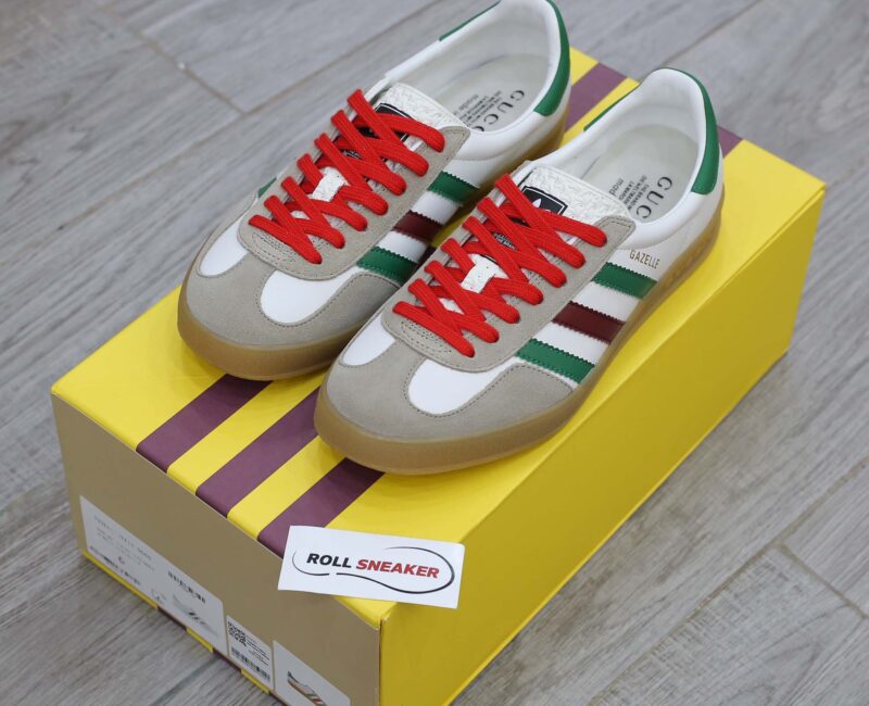 Adidas x Gucci Gazelle White Green Red Men’s Like Auth