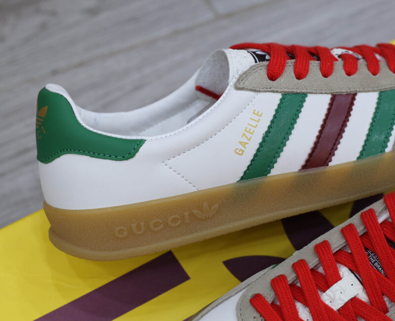 Adidas x Gucci Gazelle White Green Red Men’s Like Auth