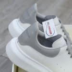 Giày Alexander Mcqueen Gót Xám Bóng Like Auth
