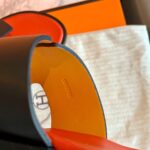 Dép Hermes Nam Da Trơn Đen lót Đỏ Cam Best Quality