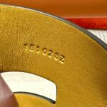 Dép Hermes Nam Da Trơn Đen lót Đỏ Mận Best Quality