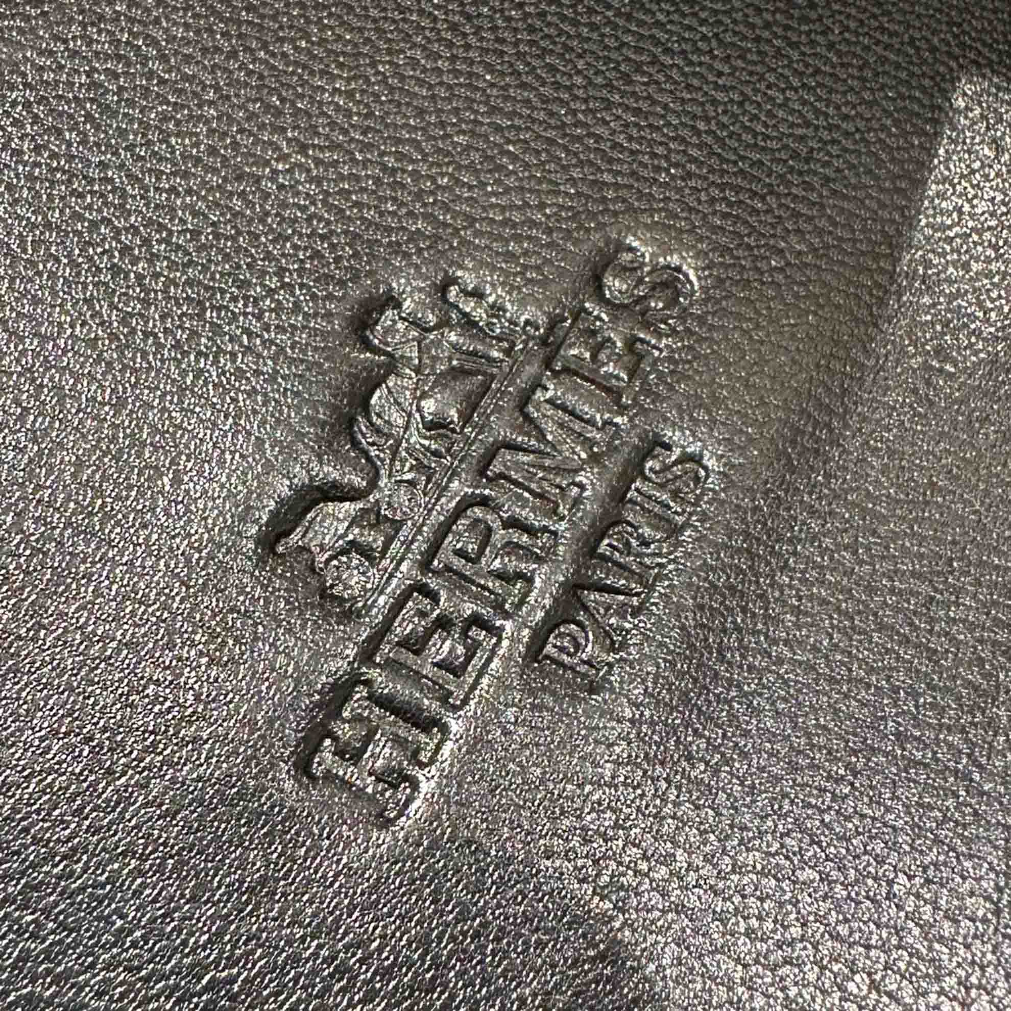 Dép Hermes Nam Full Đen Da Epsom (Sần) Best Quality