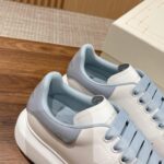 Giày Alexander Mcqueen Gót Blue Baby Bóng Like Auth