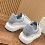 Giày Alexander Mcqueen Gót Blue Baby Bóng Like Auth