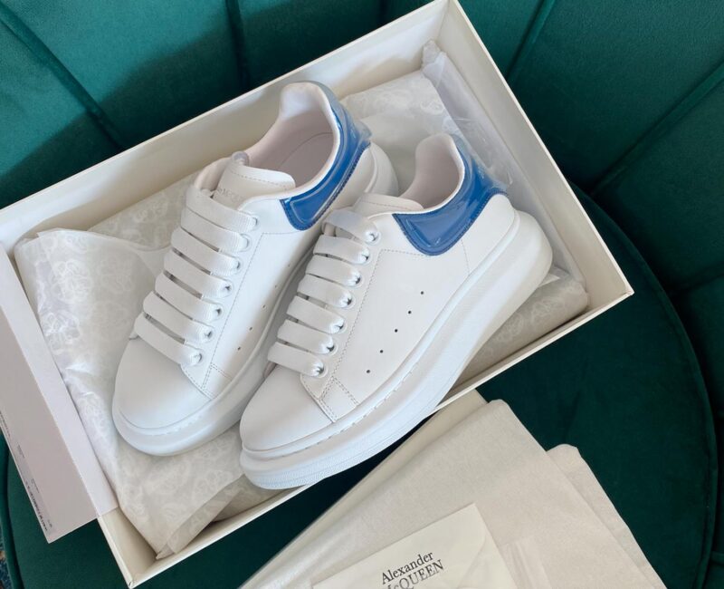 Giày Alexander Mcqueen Gót Blue Trong Like Auth