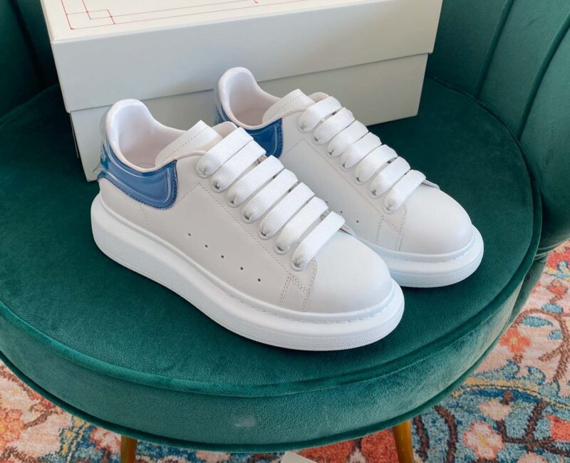 Giày Alexander Mcqueen Gót Blue Trong Like Auth