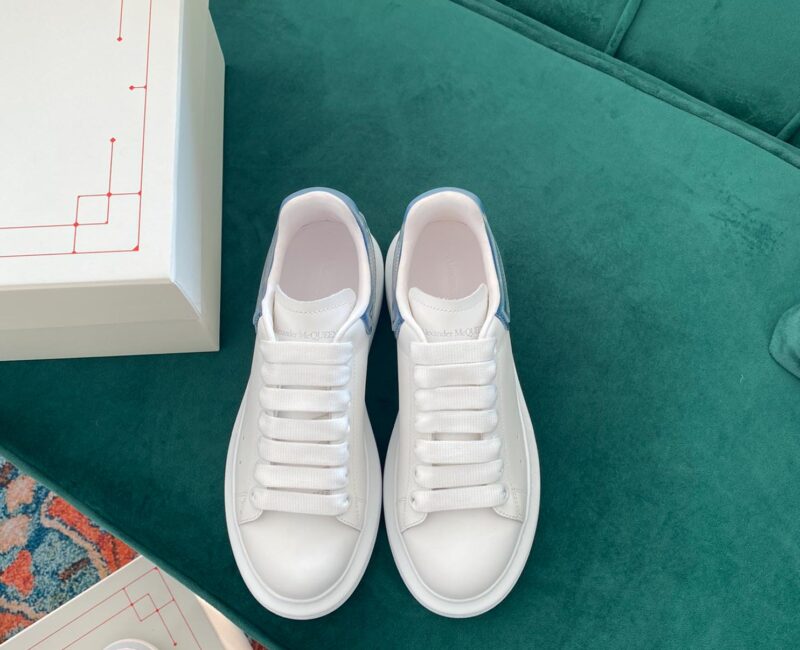 Giày Alexander Mcqueen Gót Blue Trong Like Auth