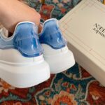 Giày Alexander Mcqueen Gót Blue Trong Like Auth