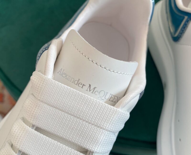 Giày Alexander Mcqueen Gót Blue Trong Like Auth