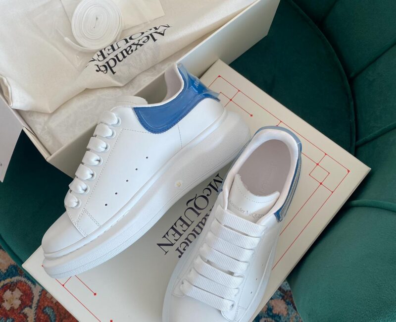 Giày Alexander Mcqueen Gót Blue Trong Like Auth