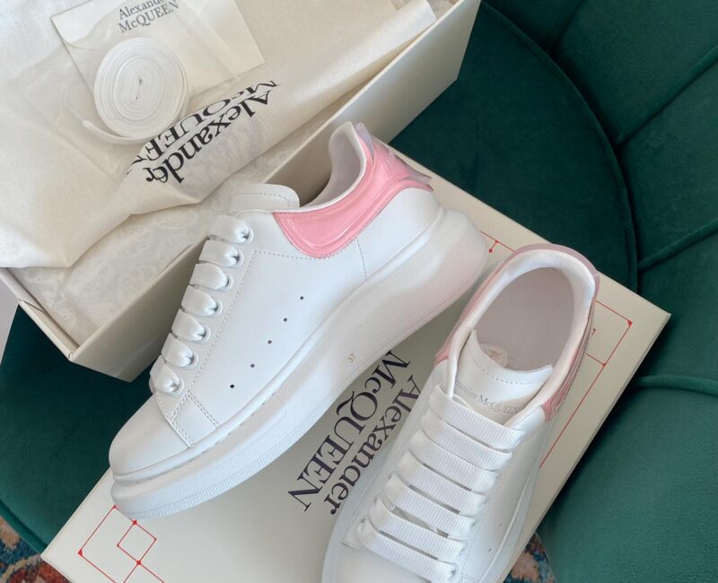 Giày Alexander Mcqueen Gót Hồng Trong