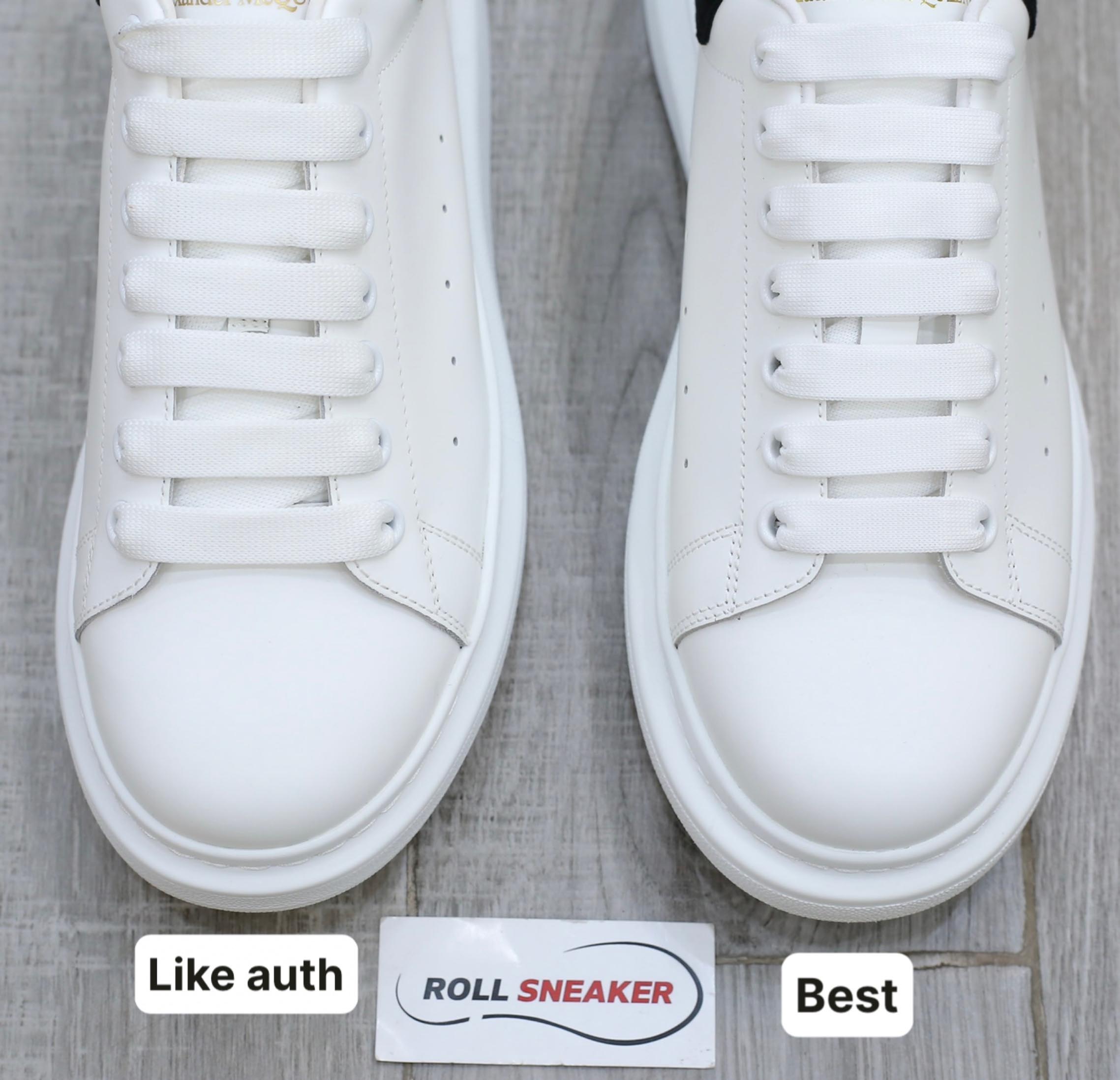 Giày Alexander Mcqueen gót Nhung Đen Best Quality