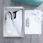 Giày Alexander Mcqueen gót Nhung Đen Best Quality