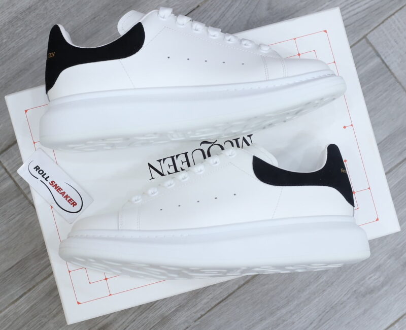 Giày Alexander Mcqueen gót Nhung Đen Best Quality