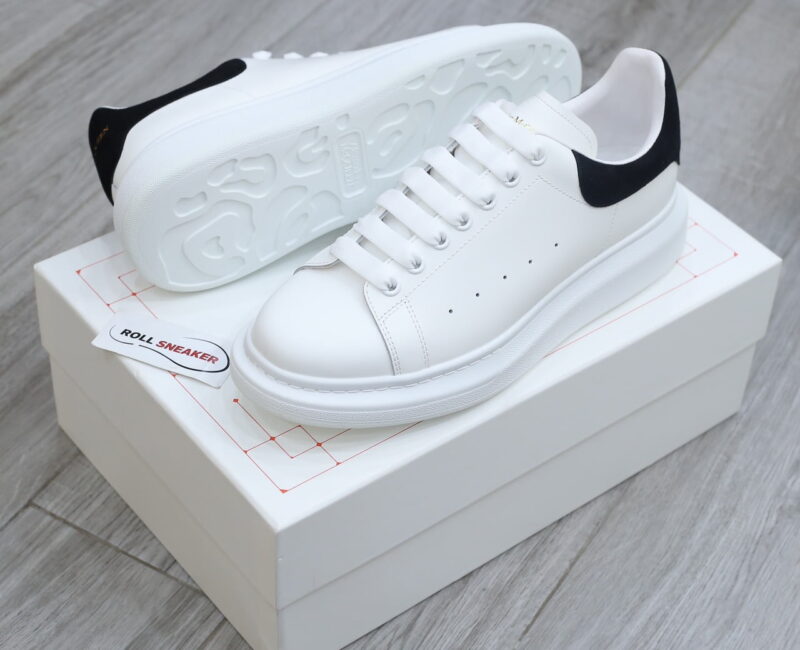 Giày Alexander Mcqueen gót Nhung Đen Best Quality