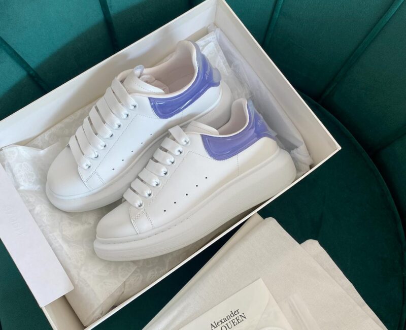 Giày Alexander Mcqueen Gót Tím Trong Like Auth