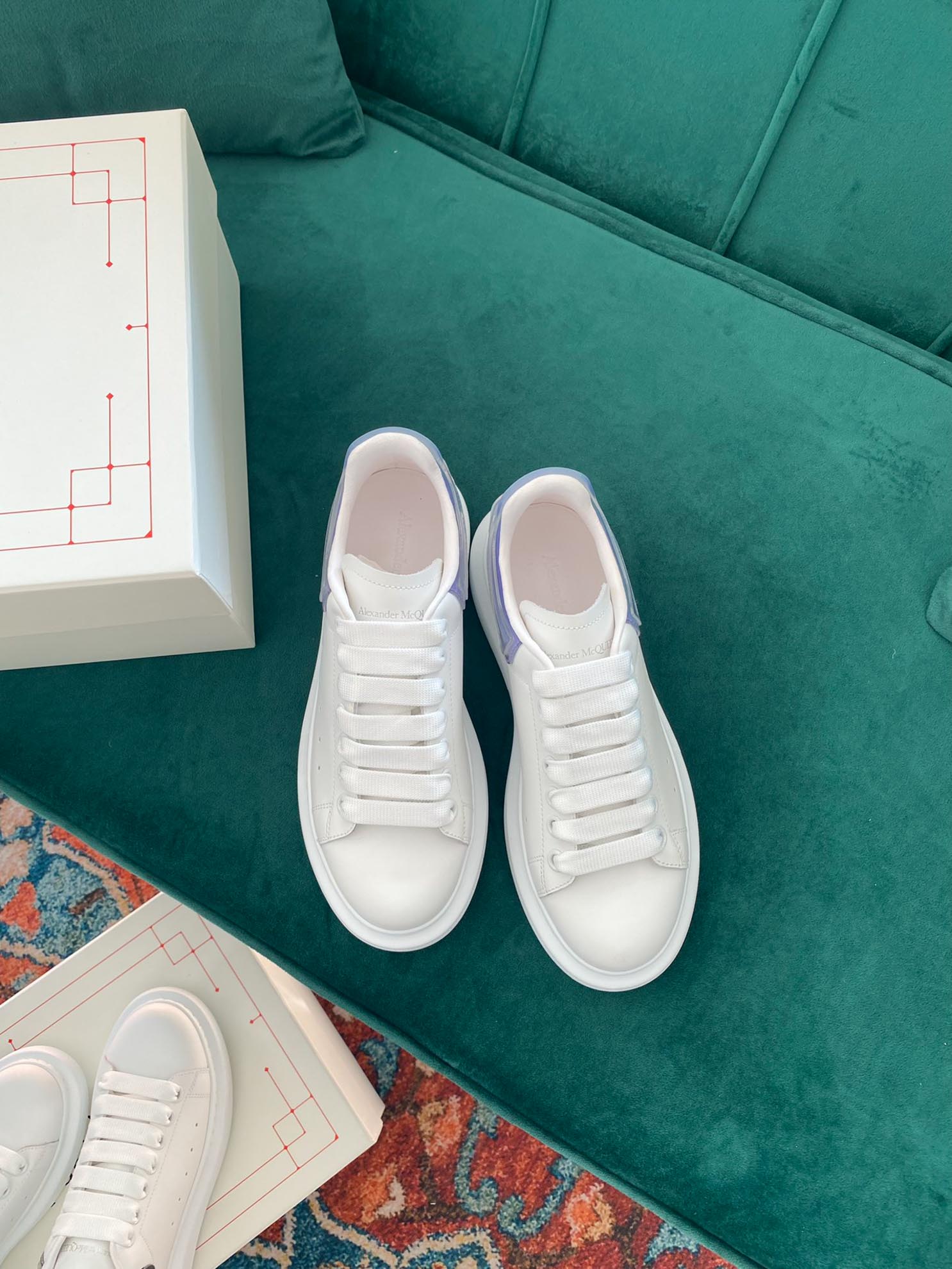 Giày Alexander Mcqueen Gót Tím Trong Like Auth