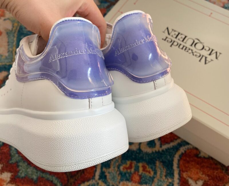 Giày Alexander Mcqueen Gót Tím Trong Like Auth
