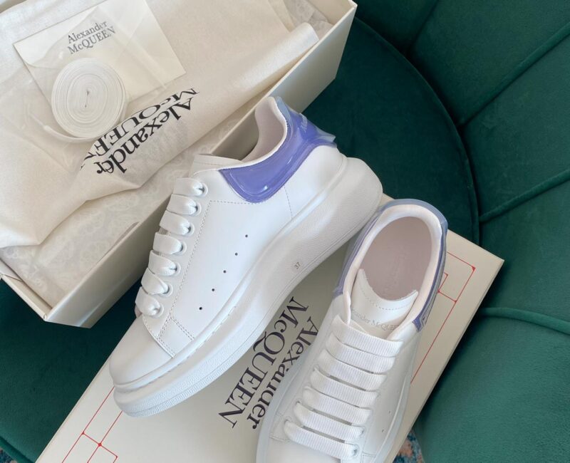 Giày Alexander Mcqueen Gót Tím Trong Like Auth