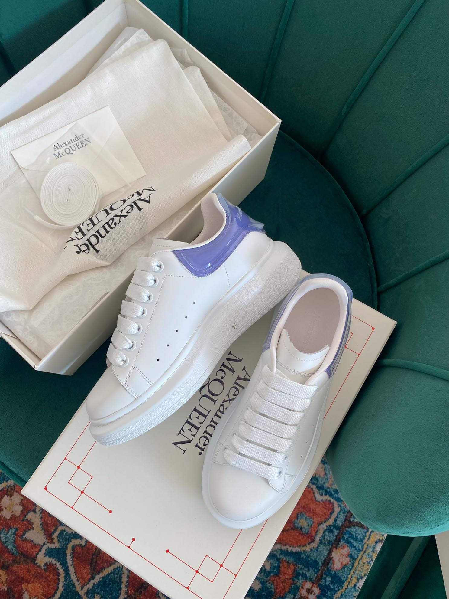 Giày Alexander Mcqueen Gót Tím Trong Like Auth