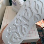 Giày Alexander Mcqueen Gót Tím Trong Like Auth