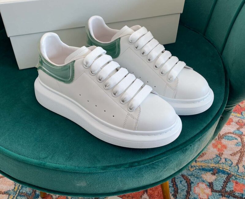 Giày Alexander Mcqueen Gót Xanh Lá Trong