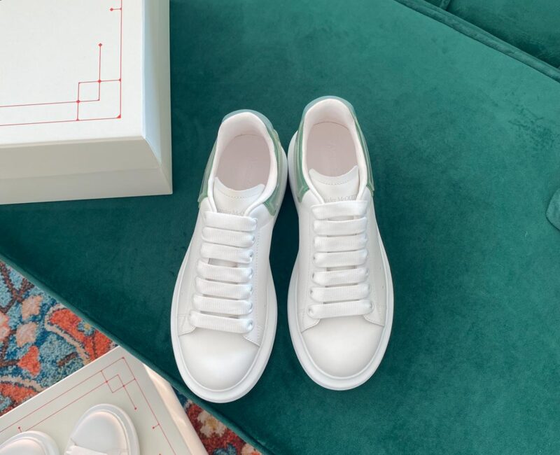 Giày Alexander Mcqueen Gót Xanh Lá Trong