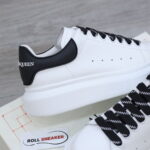 Giày Alexander Mcqueen Trắng Gót Chữ Trắng Nổi Like Auth
