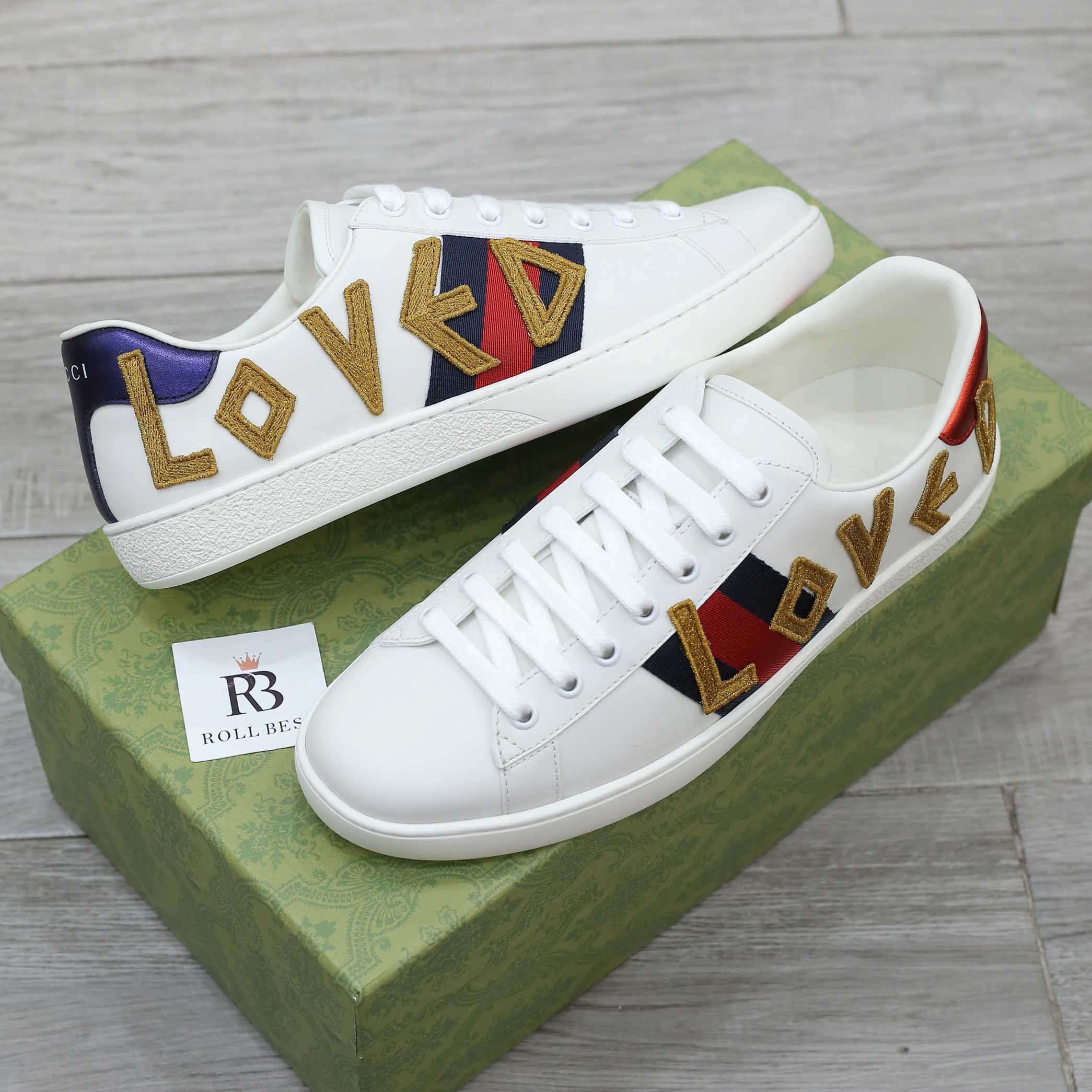 Giày Gucci Ace ‘Loved’ Best Quality