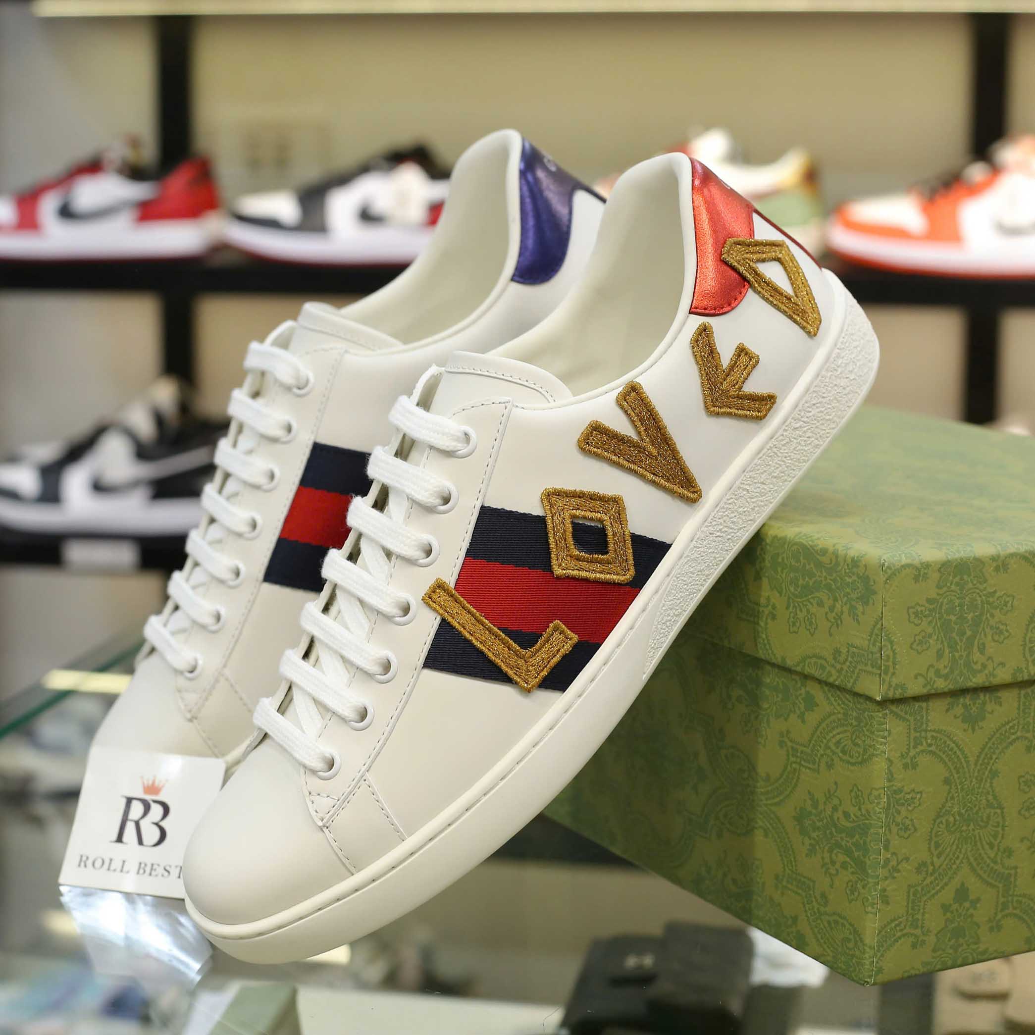 Giày Gucci Ace ‘Loved’ Best Quality
