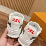 Giày Louis Vuitton Lv Trainer #54 Black Printed Calf Leather