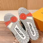 Giày Louis Vuitton Lv Trainer #54 Signature Black Grey Crystal