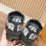 Giày Louis Vuitton Lv Trainer #54 Signature Black Printed canvas