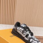 Giày Louis Vuitton Lv Trainer #54 Signature Black Printed canvas
