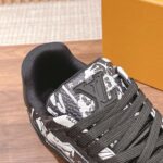Giày Louis Vuitton Lv Trainer #54 Signature Black Printed canvas