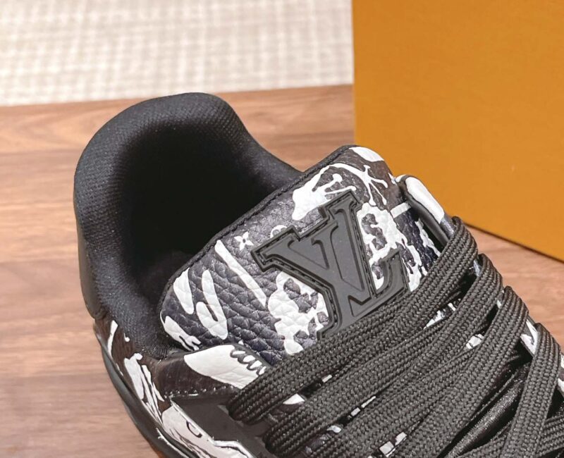 Giày Louis Vuitton Lv Trainer #54 Signature Black Printed canvas