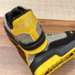 Giày Louis Vuitton Lv Trainer #54 Signature Yellow Black Crystal