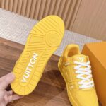 Giày Louis Vuitton LV Trainer Yellow Leather Monogram Best Quality