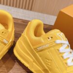 Giày Louis Vuitton LV Trainer Yellow Leather Monogram Best Quality