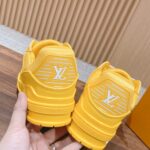 Giày Louis Vuitton LV Trainer Yellow Leather Monogram Best Quality