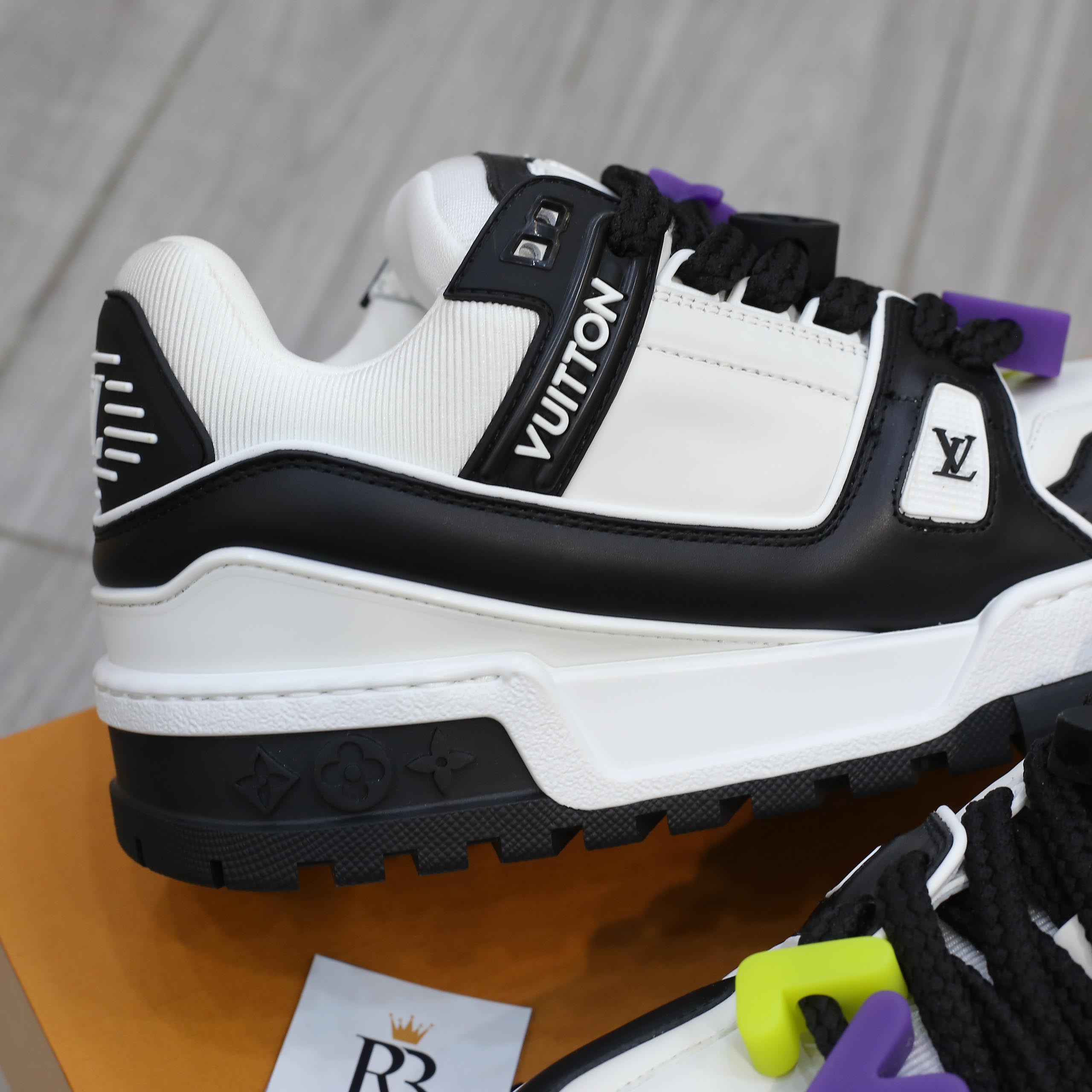 Giày Louis Vuitton Trainer Maxi Black Best Quality