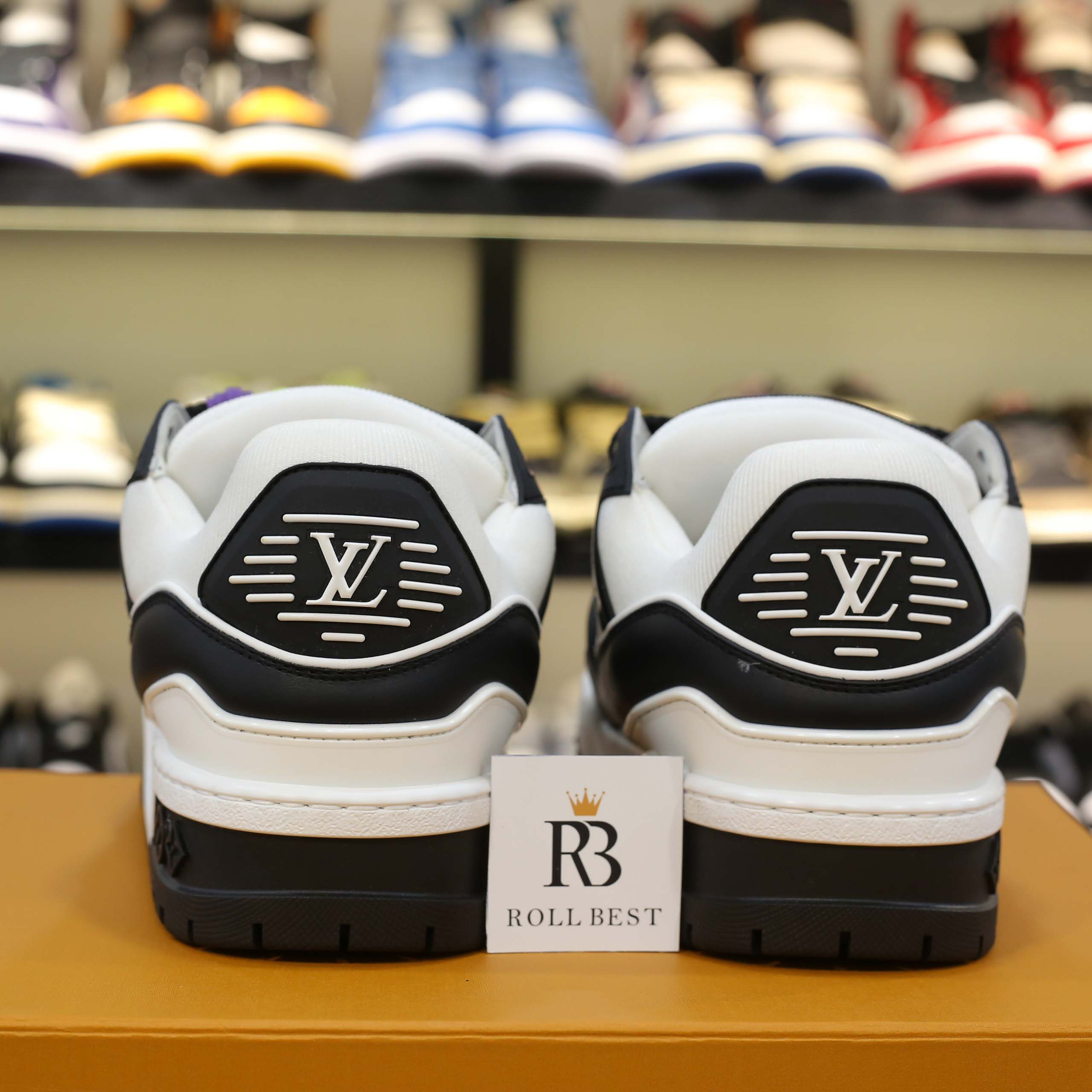 Giày Louis Vuitton Trainer Maxi Black Best Quality