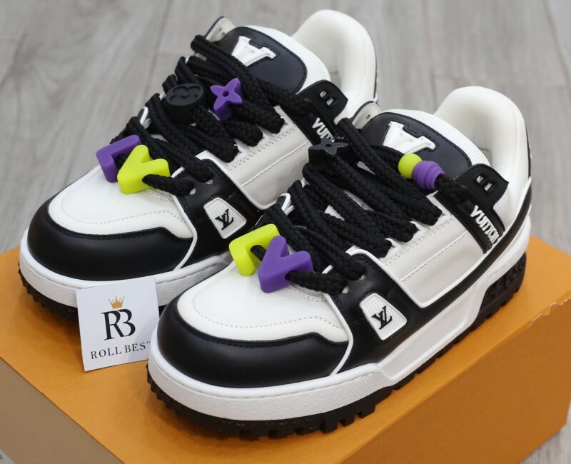 Giày Louis Vuitton Trainer Maxi Black Best Quality