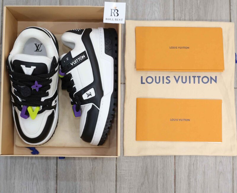 Giày Louis Vuitton Trainer Maxi Black Best Quality
