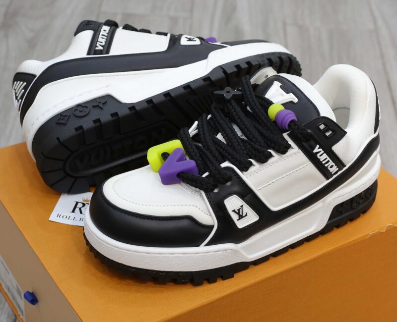 Giày Louis Vuitton Trainer Maxi Black Best Quality